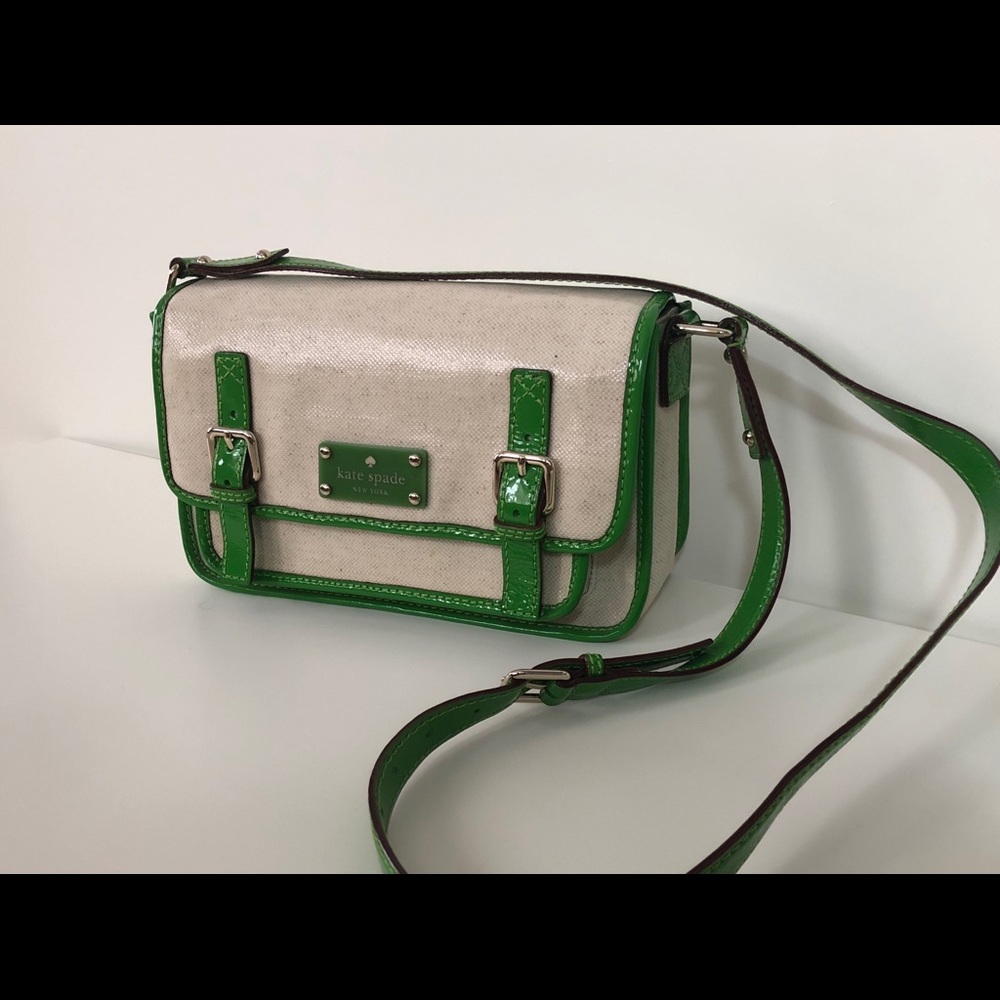 Kate Spade Green/Beige Purse - Picture 3 of 11